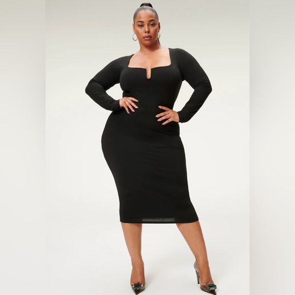 Good American U Ring Midi Dress - Picture 1 of 6